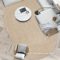 light brown PP braided Round indoor outdoor rugs